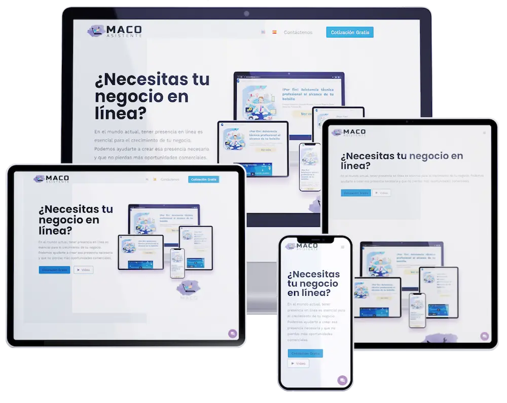 ¿Necesitas tu negocio en línea?